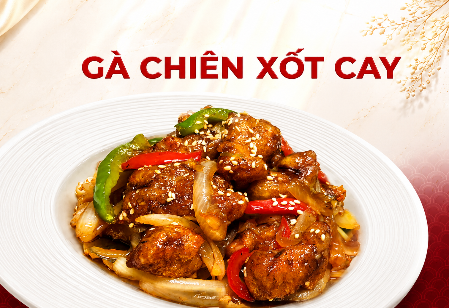 Gà Chiên Xốt Cay – Món Mới Tại Truyền Thuyết Champong