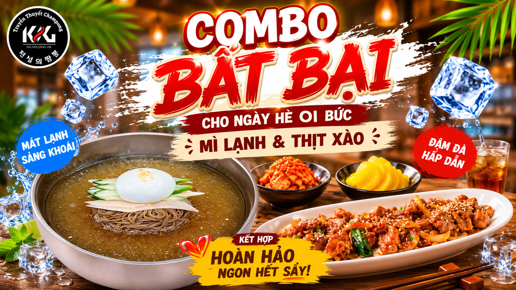 Mì Lạnh & Thịt Xào: Combo Khắc Tinh Ngày Hè Sài Gòn Tại Truyền Thuyết Champong