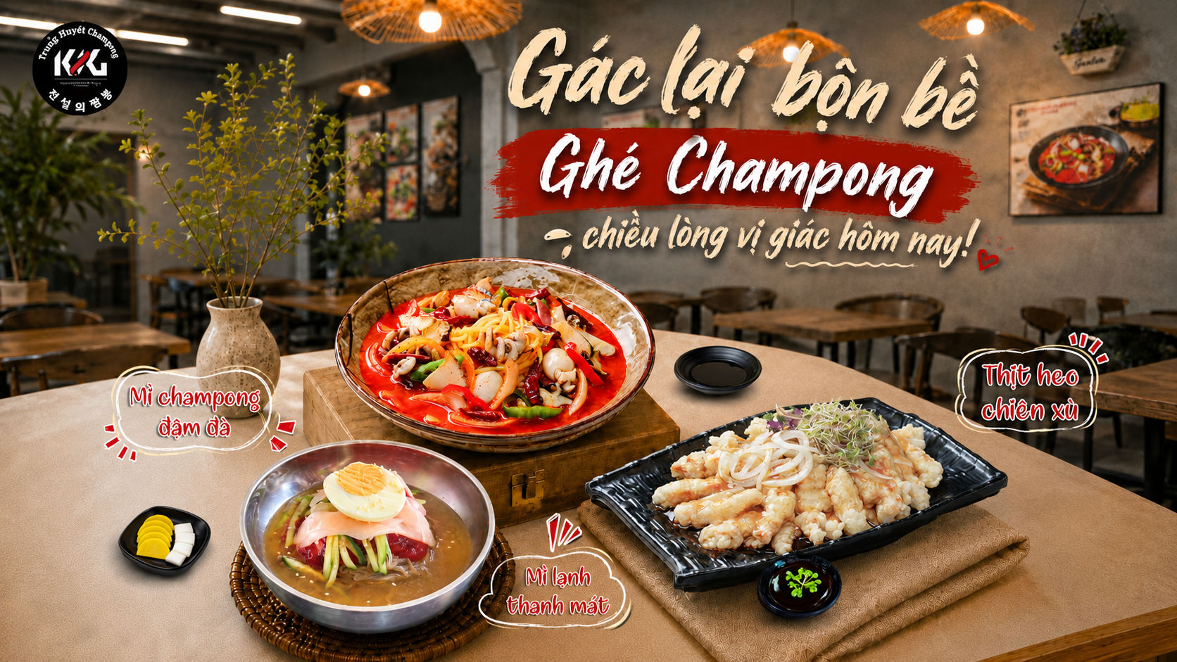 Mì Cay Champong Hàn Quốc – Lựa Chọn Cân Bằng Năng Lượng Cho Dân Văn Phòng Sau Ngày Dài